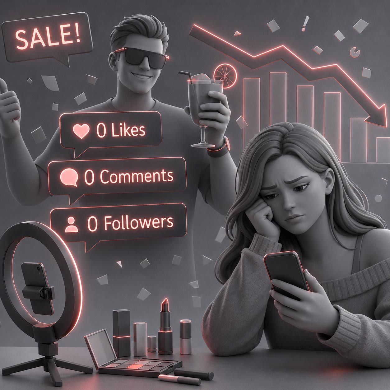 Influencers sin influencia: el desafío de crear valor